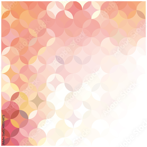 vector abstract background of colored circles