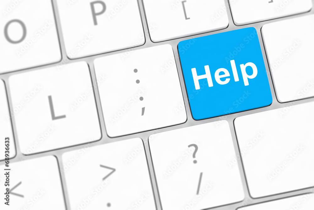keyboard message with online supports or help concepts keyboard message with online supports or help concepts