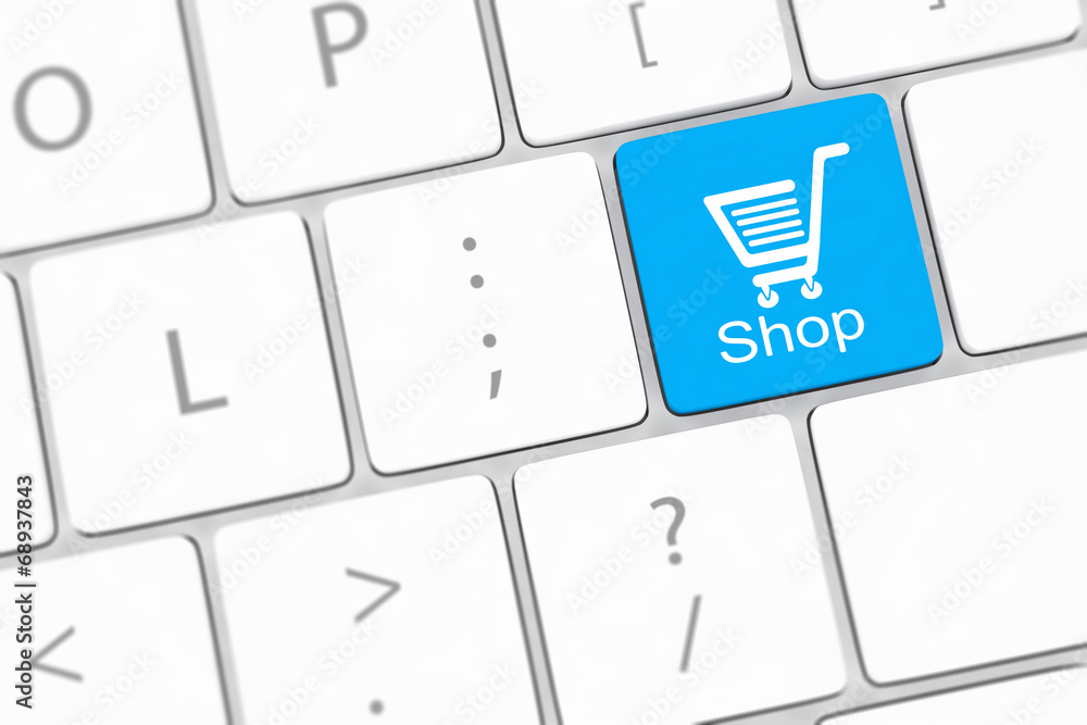 shopping enter button key on white keyboard shopping enter button key on white keyboard