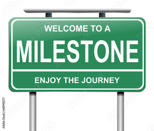 Milestone concept.