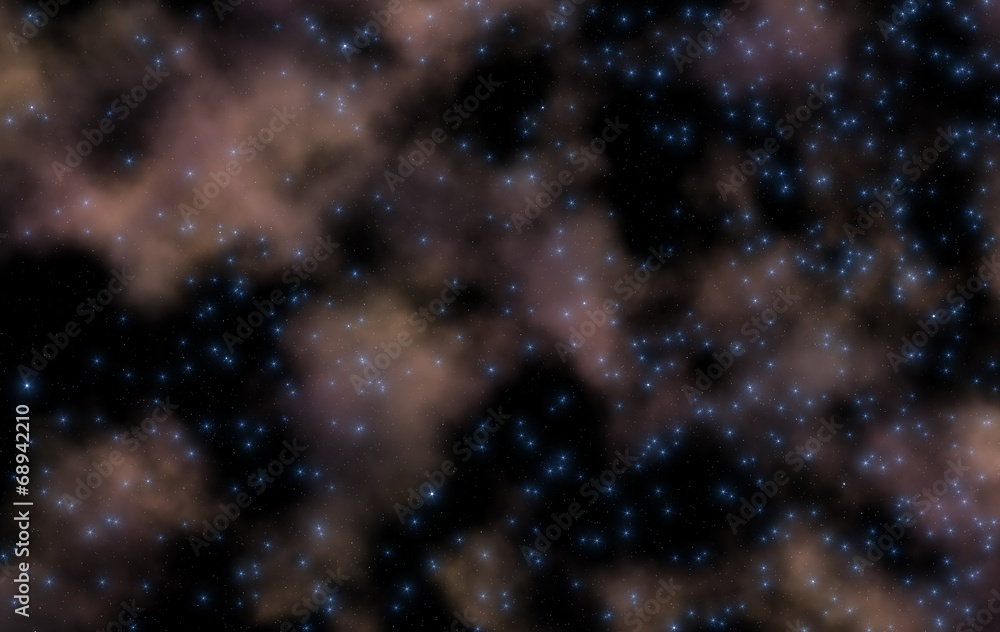 Fototapeta premium Milky way on a starry skies.