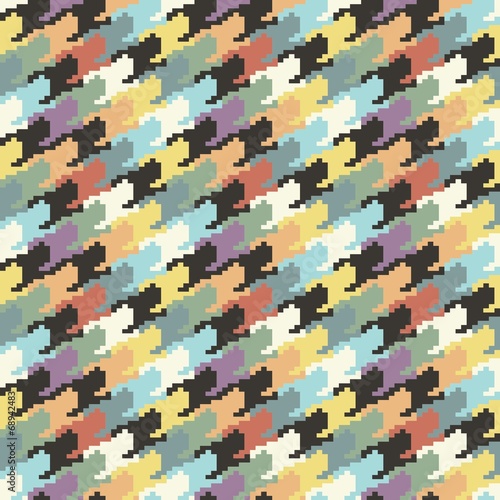 dogtooth colorful pattern