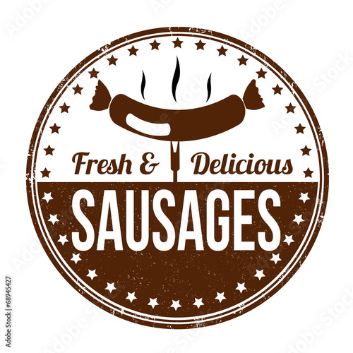 Sausages stamp