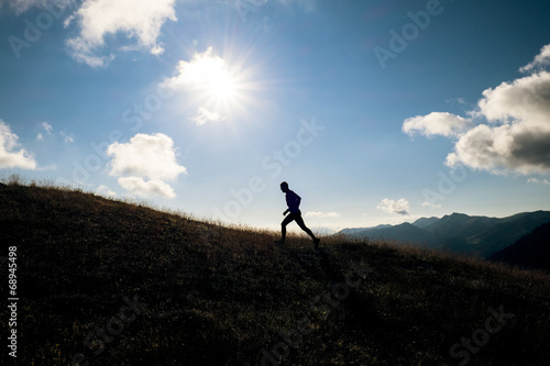 Corsa in montagna