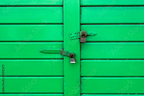 Green Door with Locks (1)