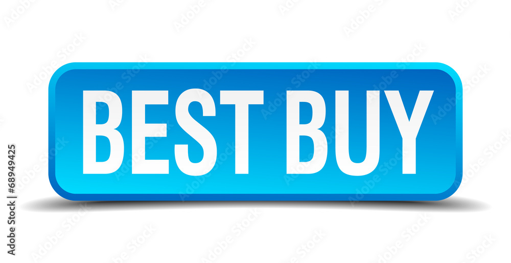 best buy blue 3d realistic square isolated button best buy blue 3d realistic square isolated button