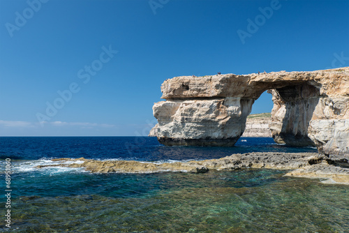 Azure Window - natural arch on Gozo island