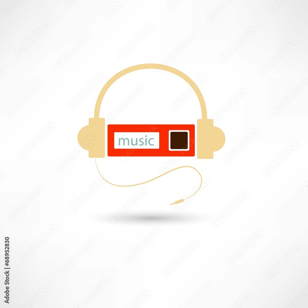 headphones and mp3 player