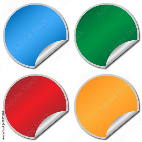 Aufkleber Sticker leer