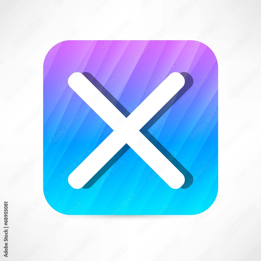 Obraz premium delete icon