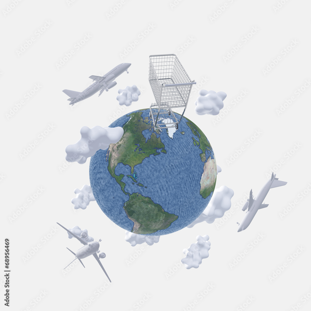 Fototapeta premium Air travel