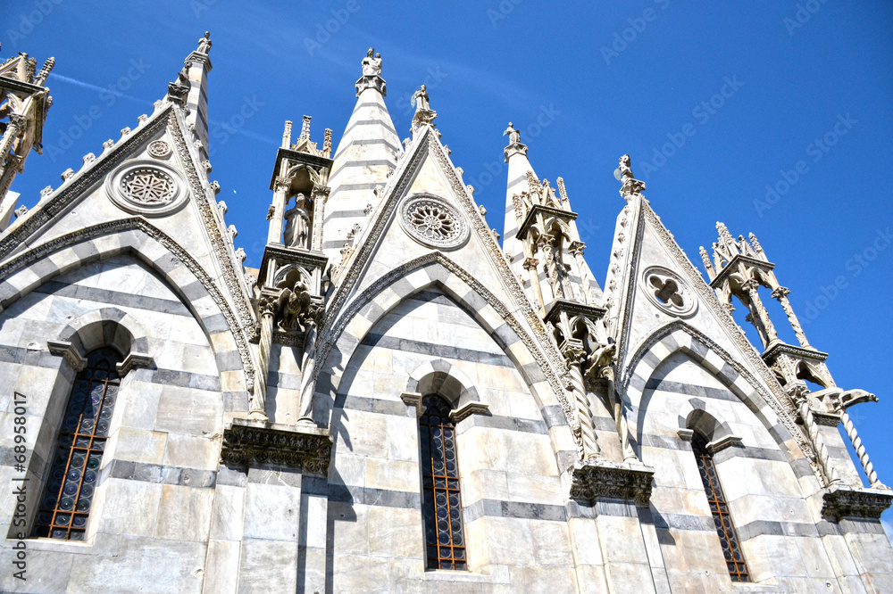Gothic style church in Pisa - Tuscany, Italy