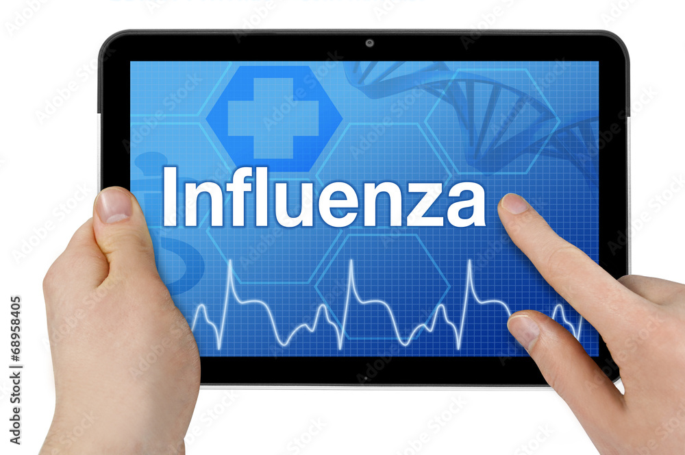 Tablet mit Interface und Influenza Tablet mit Interface und Influenza