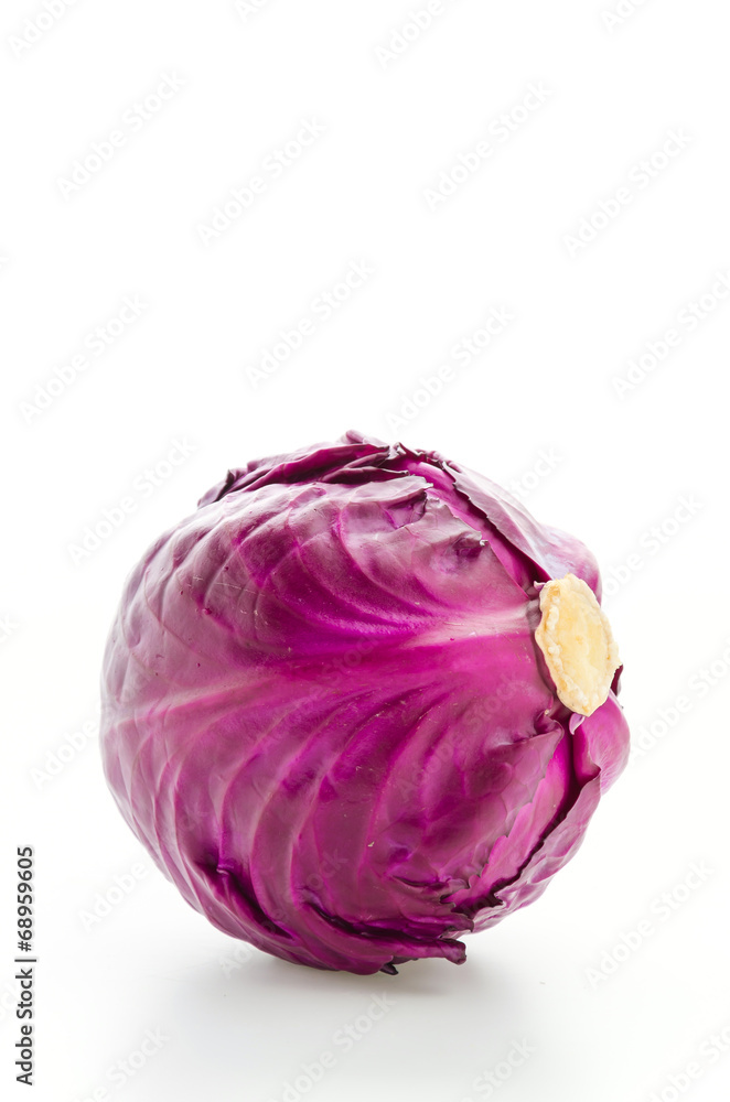 Cabbage isolated on white Cabbage isolated on white