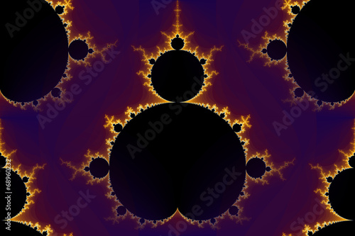 Canvastavla Fractal Mandelbrot
