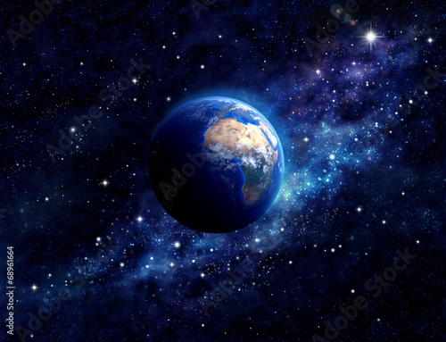 Fototapeta Naklejka Na Ścianę i Meble -  planet earth in outer space