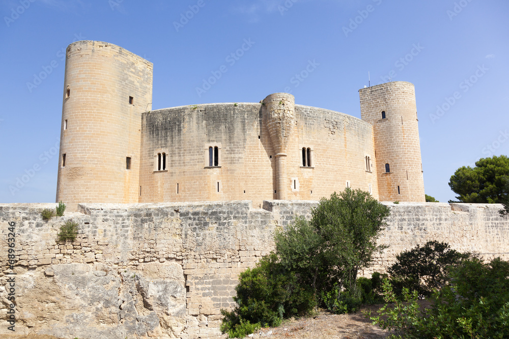 Bellver castle in Palma de Mallorca, Spain