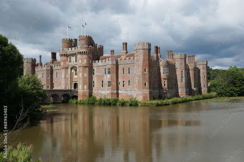 Herstmonceux Castle, Hailsham, East Sussex, England, UK