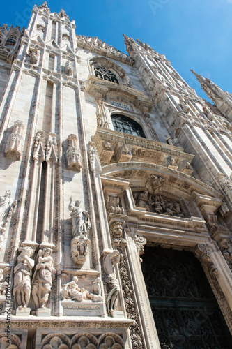 Duomo of Milan, Italy. Cathedral. Travel landmark.