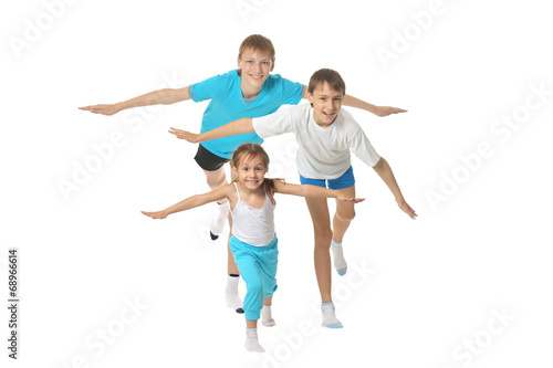 Exercising children