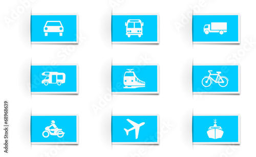 Icon Set Verkehr