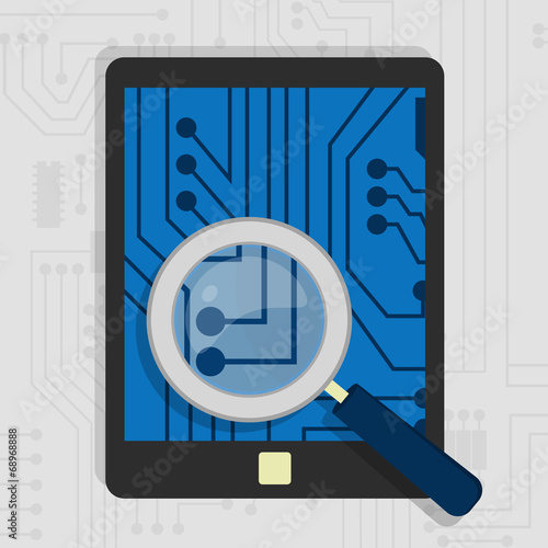 Analyzing the hardware of the tablet