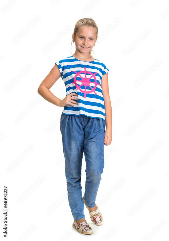 Young beautiful smiling girl Young beautiful smiling girl