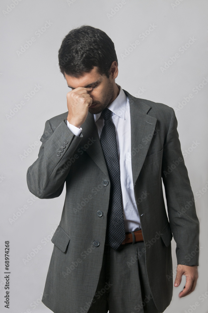 Worried business man Worried business man