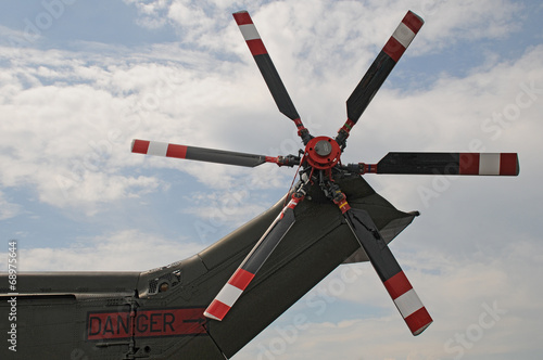 Tail rotors of an AgustaWestland AW101 Merlin Helicopter photo