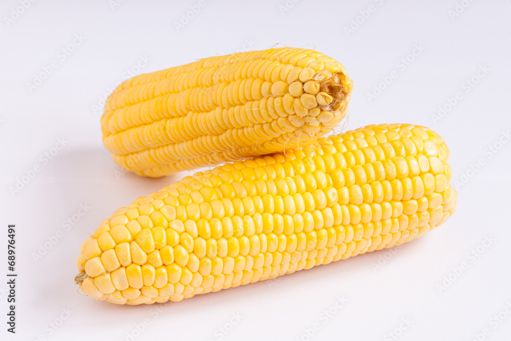 Grains of ripe corn on isolate. Grains of ripe corn on isolate.