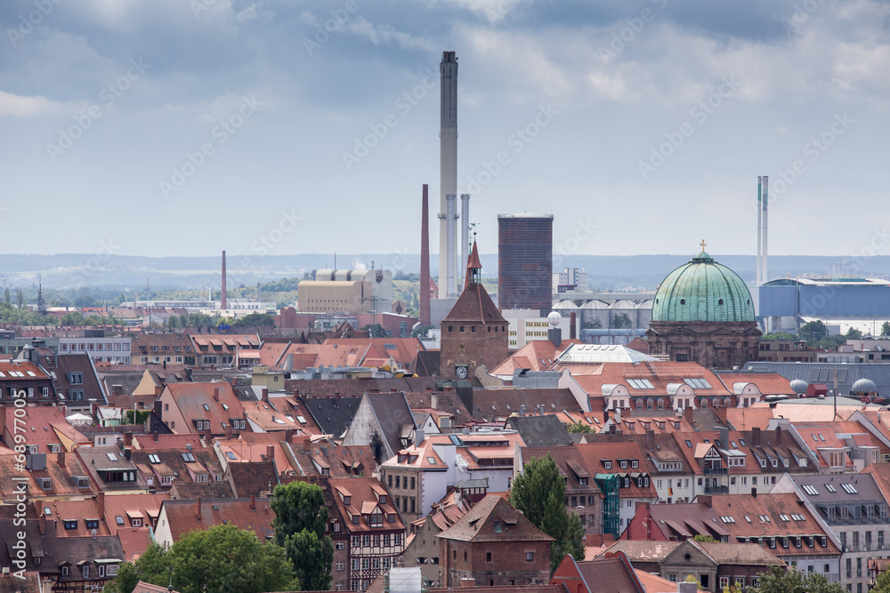 Obraz premium Nuernberg city germany
