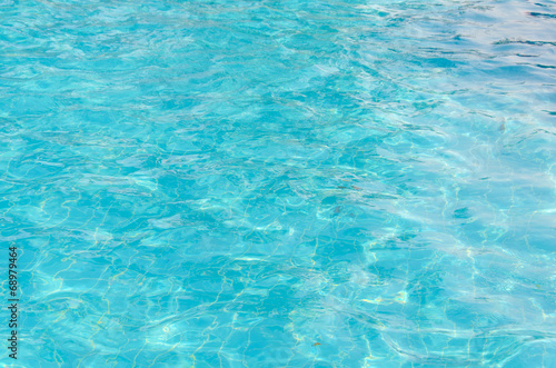 Blue ripped water in swimming pool © CasanoWa Stutio