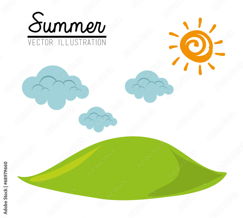 Fototapeta premium Summer design