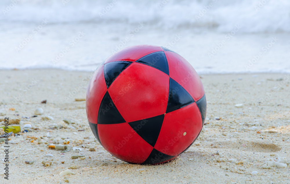 football on beach for Soccer sport