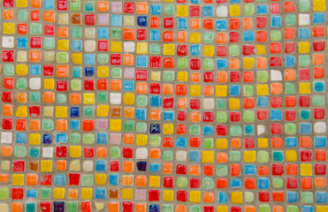 Mosaic tiles of Colorful  for background