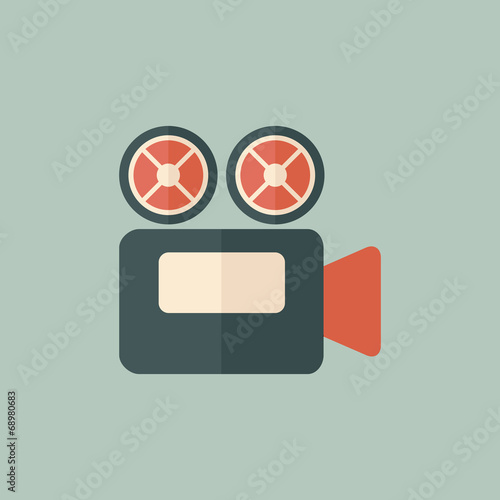 Flat Movie Icon