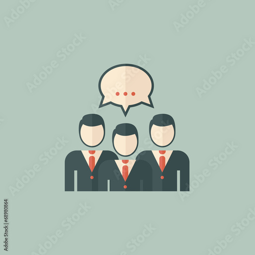 Communication Flat Icon