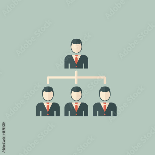 Social Network Flat Icon