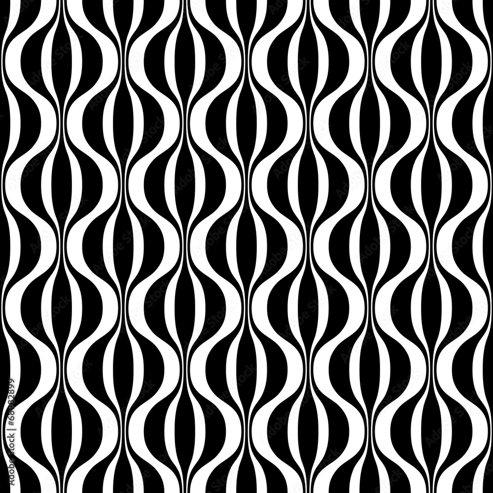 Seamless Disco Wave Pattern Seamless Disco Wave Pattern