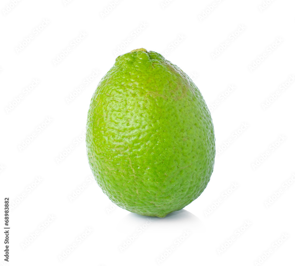 Citrus lime fruit isolated on white background Citrus lime fruit isolated on white background