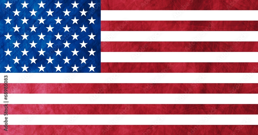 Naklejka premium American grunge flag