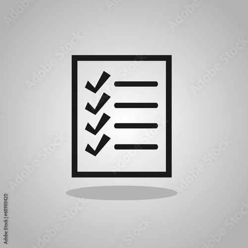 Vector paper document icon © boykung