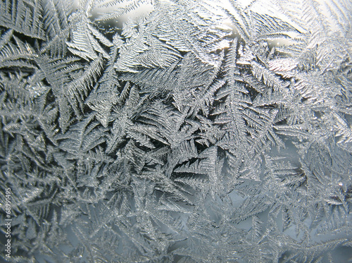frozen winter window