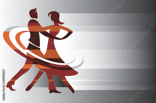 Dancing couple background
