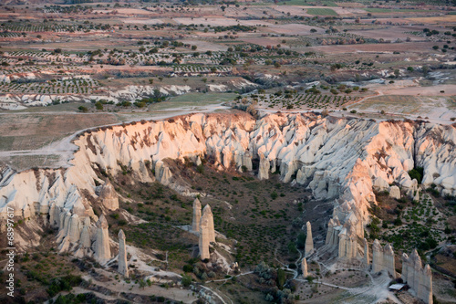 The sunrise over Cappadocia. Turkey photo