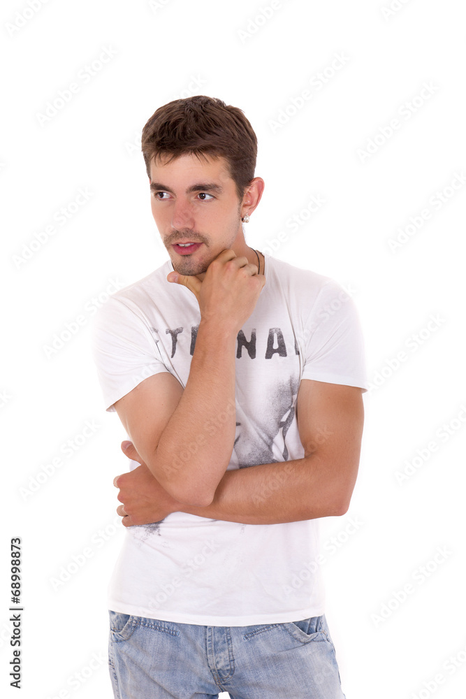 handsome man seduces with look handsome man seduces with look