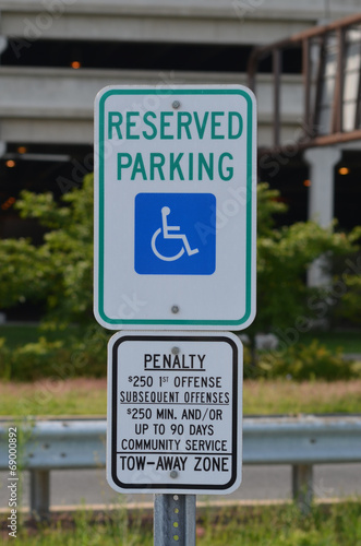 Reserved parking