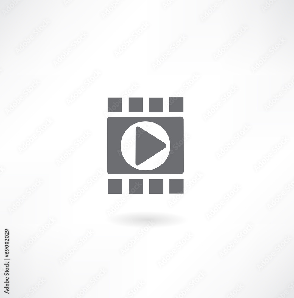 White video player template, vector eps10 illustration White video player template, vector eps10 illustration