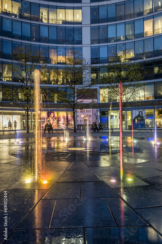 Fountain in the Metropolitan building in Warsaw