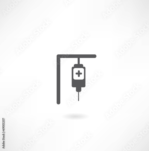 Medical dropper web icon photo